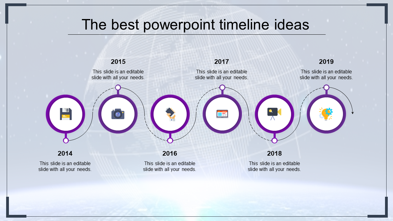 Innovative Timeline Design PowerPoint and Google Slides Themes